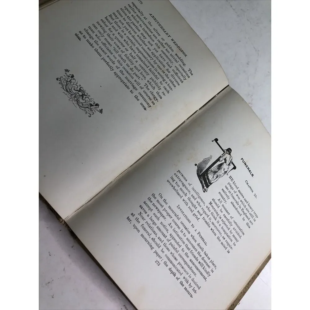 1902 SOCIAL CULTURE by The King-Richardson Co. Hardcover Illustrated Etiquette